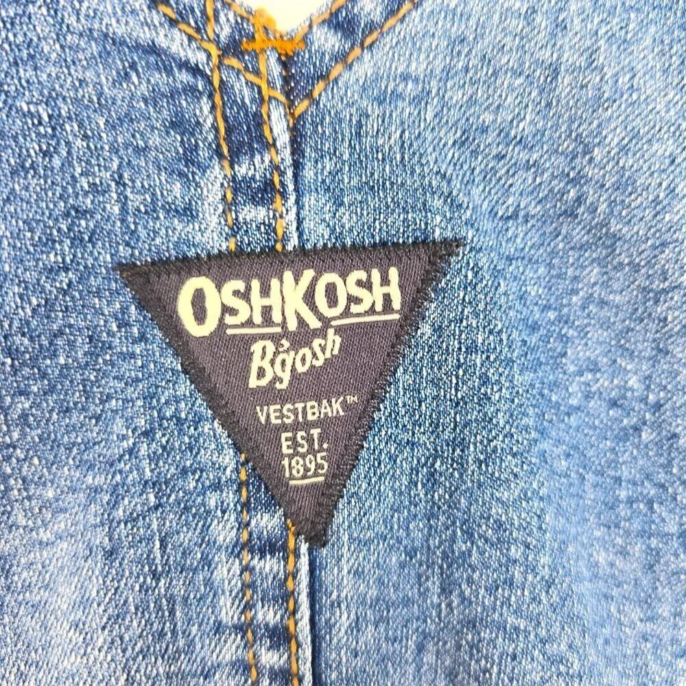 OSh Kosh Indigo Denim Vestback Overalls Jumper